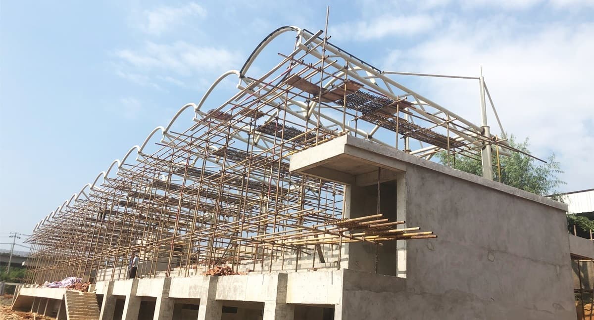 Ethiopian school grandstand sunshade-a01