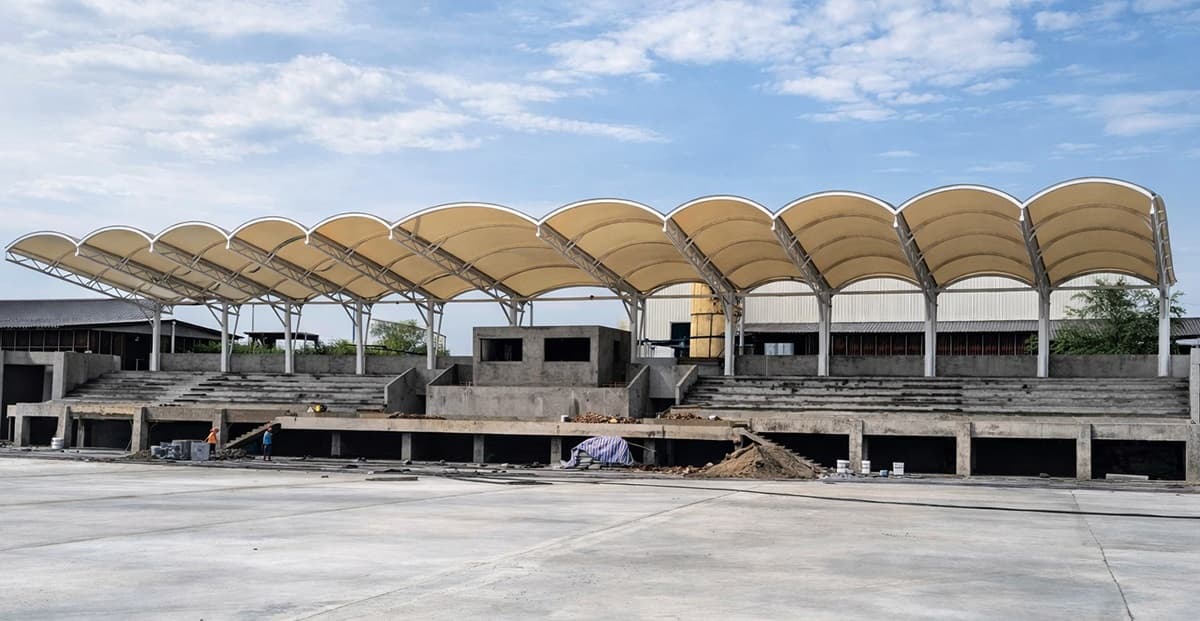Ethiopian school grandstand sunshade-a03